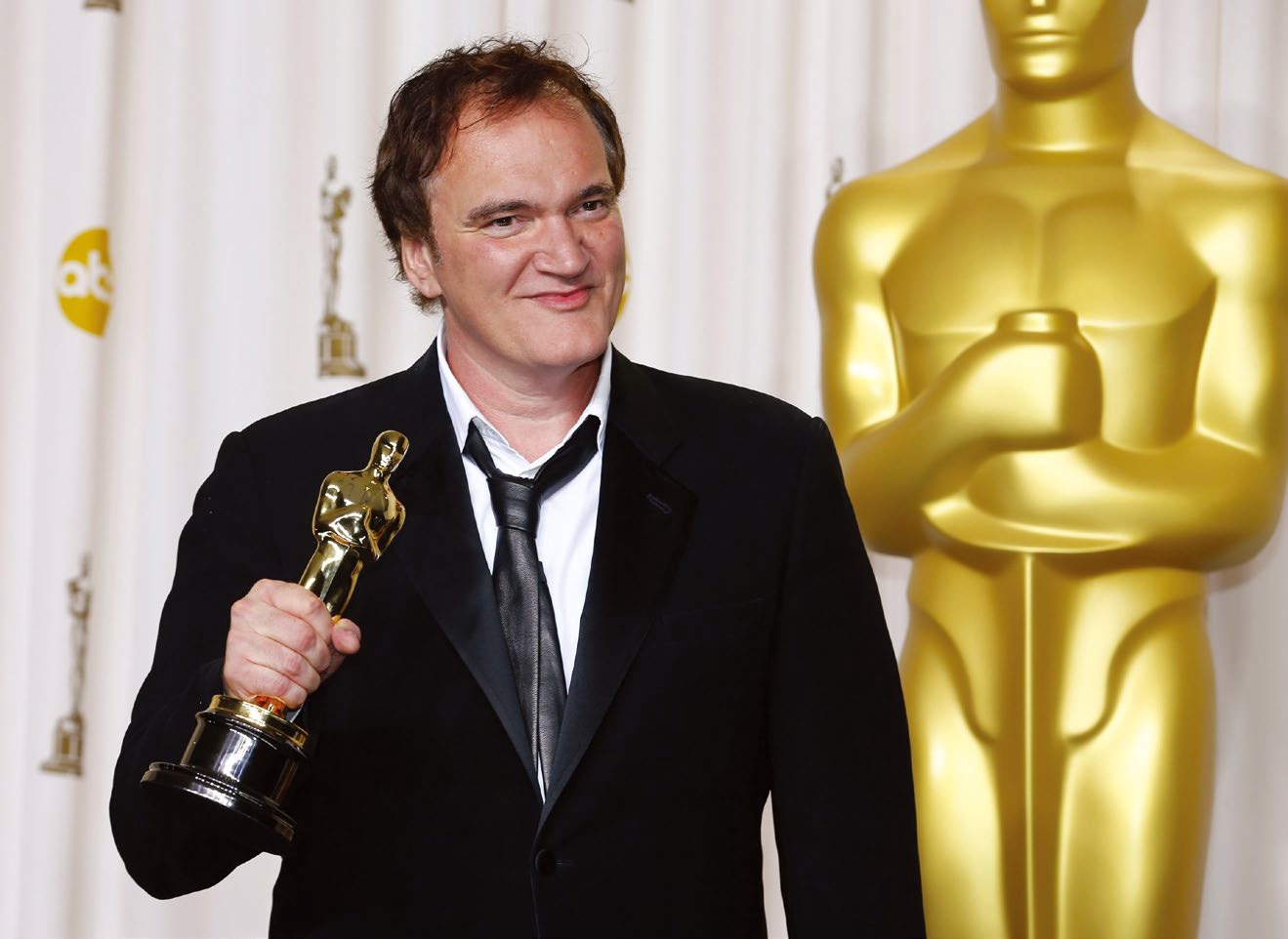 Quentin Tarantino winning his second Oscar